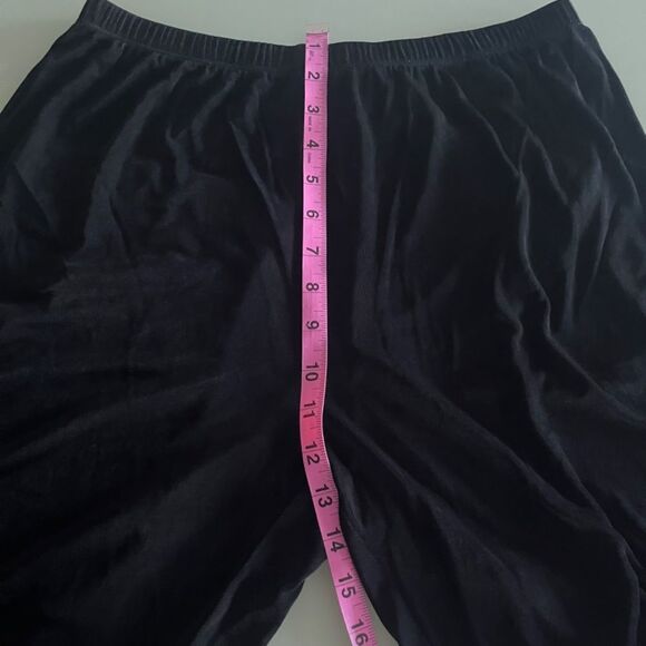 Chico’s pants women long travel Large Black Acetate - Picture 2 of 7